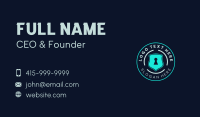 Keyhole Business Card example 1