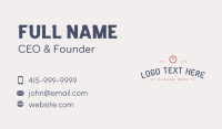 Electric Power Button  Business Card Design