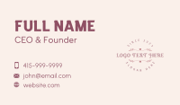 Badge Business Card example 1