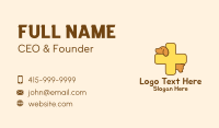 Pet Veterinarian Cross Business Card