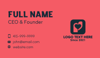 Dating Chat Business Card example 2