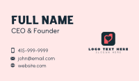 Heart Tag App Business Card