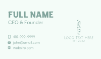 Vine Herb Acupuncture  Business Card