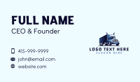 Trucking Cargo Transport Business Card