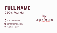 Atlas Globe Bodybuilder Business Card