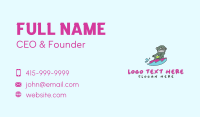 Swimmer Business Card example 2