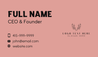 Candelabra Business Card example 1