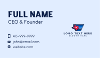 Texas Star State Map Business Card