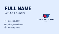 Texas Star State Map Business Card