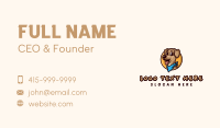 Cartoon Dog Bandana Business Card