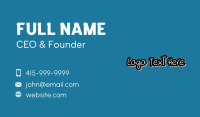 Social Club Business Card example 4