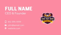 Megaphones Cheerleading Competition Business Card