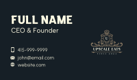 Royal Hotel Boutique Business Card Image Preview