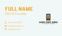 Basketball Sports Game Business Card