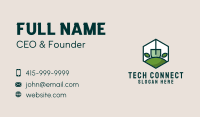 Hexagon Gardener Tool  Business Card