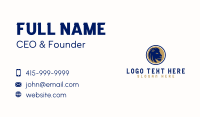 Wild Lion Silhouette Business Card