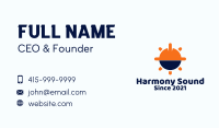 Hard Hat Business Card example 1