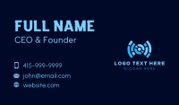 Blue Generic Company Business Card