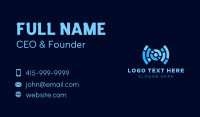 Blue Generic Company Business Card Design