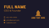 Tall Real Estate Building Business Card