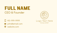 Golden Mountain Trail Business Card Design