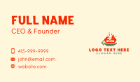 Crab Seafood Restaurant Business Card Design