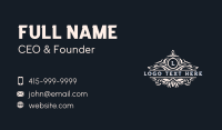 Royal Diner Wreath Business Card