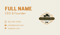 Gentleman Hat Fashion Business Card