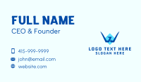 Gaming Letter W Business Card