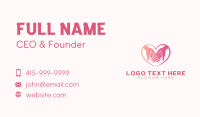 Love Hand Charity Business Card
