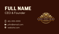 Luxury Bull Farm Business Card Design