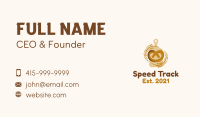 Wheat Pretzel Baker Business Card