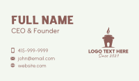 Hot Coffee House  Business Card Design