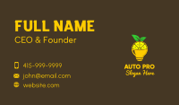 Lemon Pulp Bulb Business Card