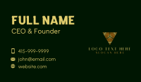 Corporate Gold Triangle Business Card