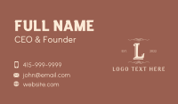 Antique Western Farm Business Card