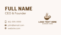 Warm Business Card example 2
