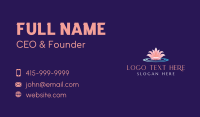 Lotus Flower Wellness Business Card