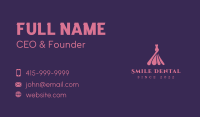 Dress Business Card example 2