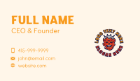 Blazing Fire King Business Card