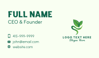 Horticulture Plant Sprout Business Card