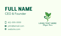 Horticulture Plant Sprout Business Card Design