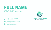 Hand Water Droplet Business Card