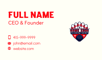 Bowling Pin Ball Business Card Image Preview