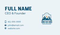 Mountain Summit Peak Business Card