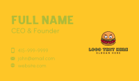 Monster Burger Restaurant Business Card