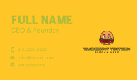 Monster Burger Restaurant Business Card Design