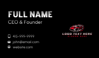 Car Racing Garage Business Card