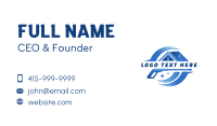 Clean Pressure Washing House  Business Card