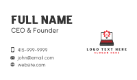 Laptop Business Card example 3